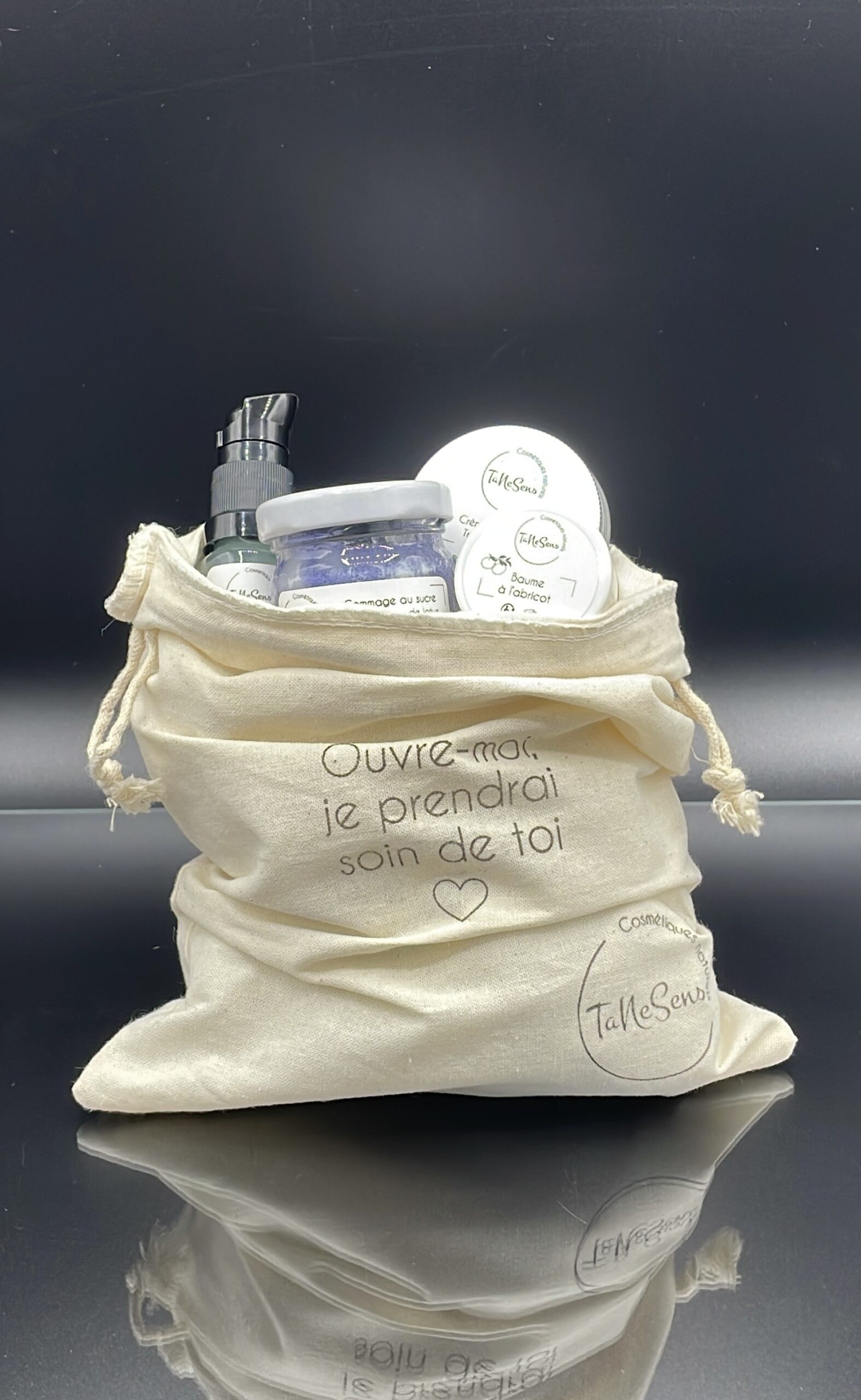 Pochon découverte 5 minis - "Ouvre-moi, je prendrai soin de toi"